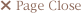 Page Close